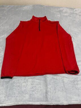 Rossignol Red Long Sleeve Tech Shirt Mens L
